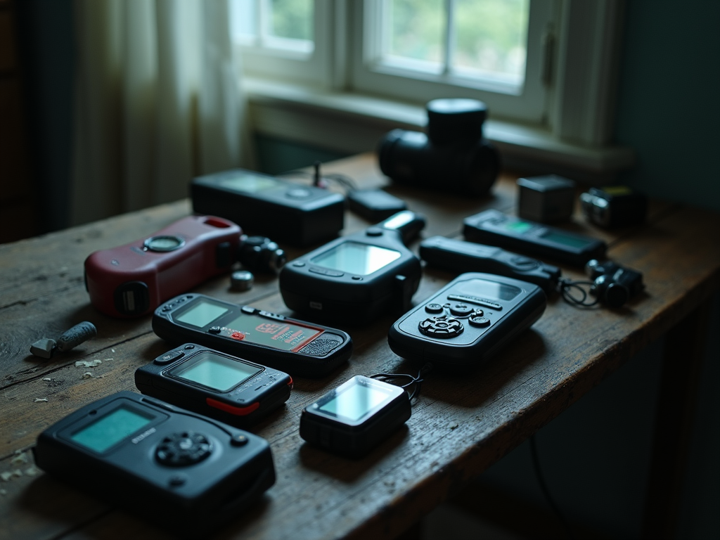 Paranormal equipment used on the ghost hunting tour