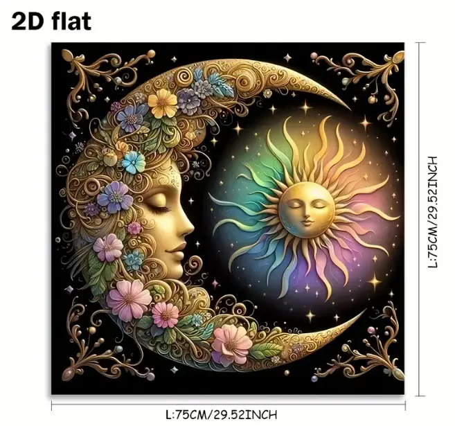 large sun and moon tarot cloth.webp