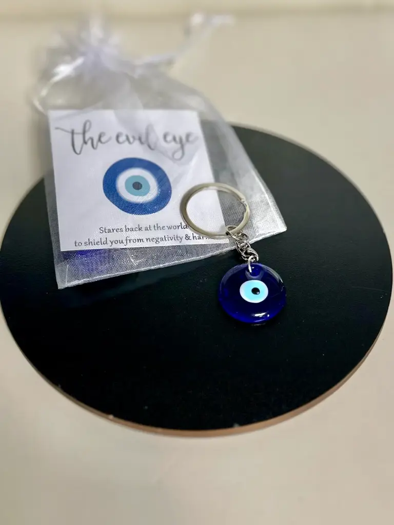 Evil Eye Nazar Protection Keychain