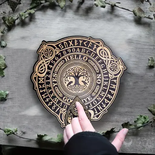 Runic Round Tree Wooden Talking Board Sets 